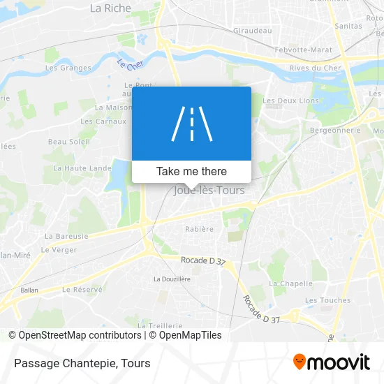 Passage Chantepie map