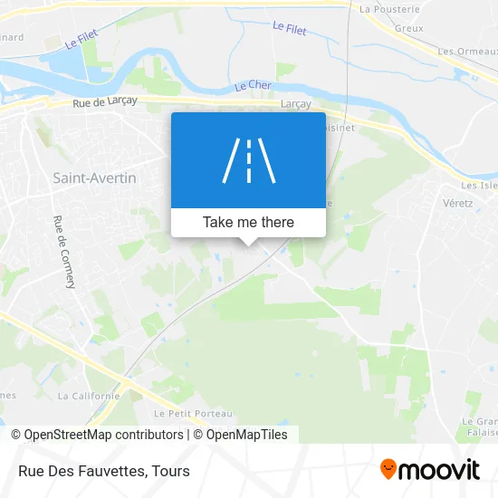 Rue Des Fauvettes map