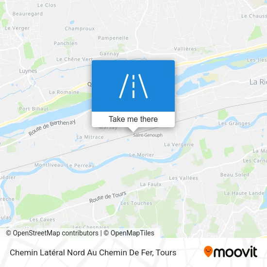 Chemin Latéral Nord Au Chemin De Fer map