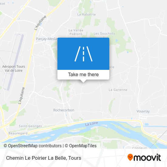 Chemin Le Poirier La Belle map