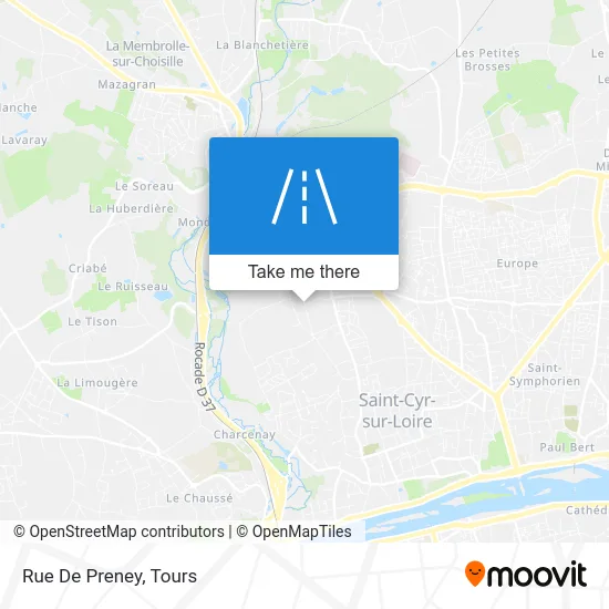 Rue De Preney map