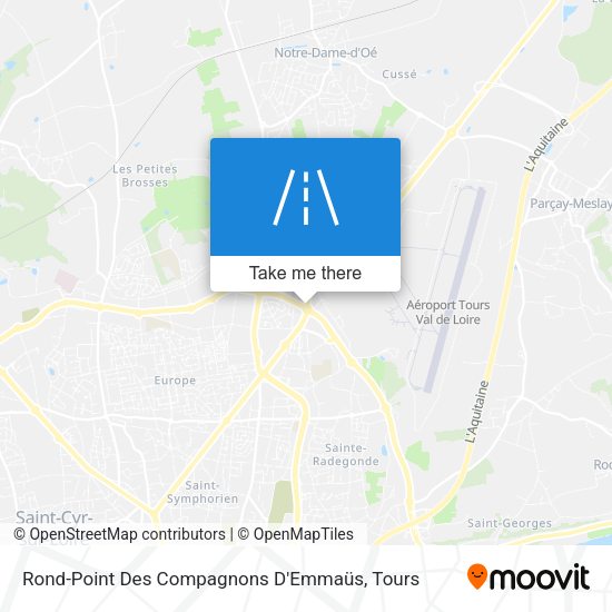 Rond-Point Des Compagnons D'Emmaüs map