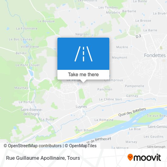 Rue Guillaume Apollinaire map