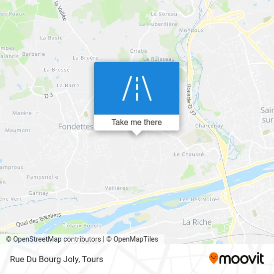 Rue Du Bourg Joly map