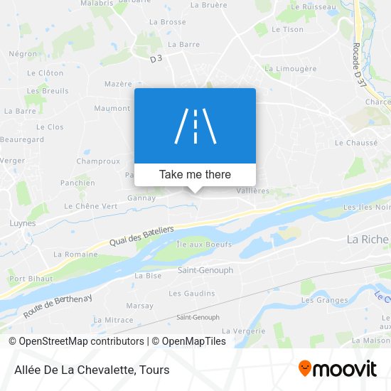 Allée De La Chevalette map