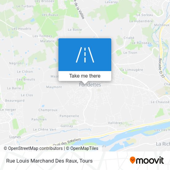 Rue Louis Marchand Des Raux map