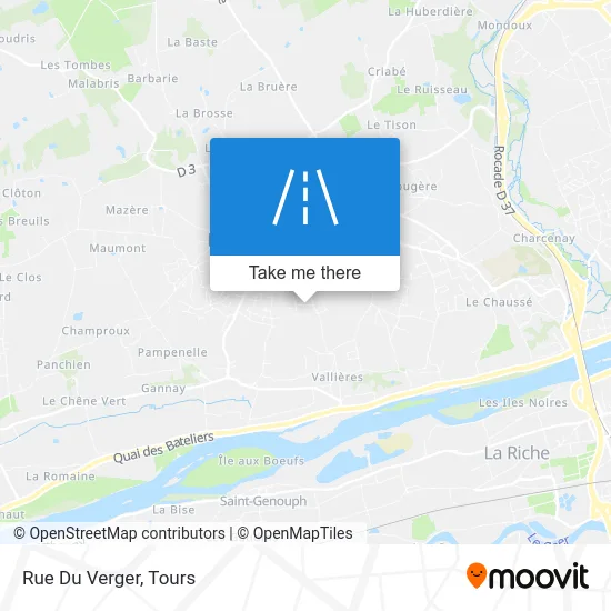 Rue Du Verger map