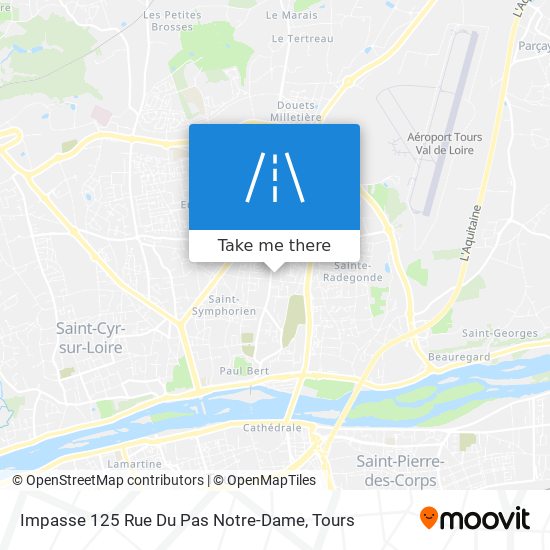 Impasse 125 Rue Du Pas Notre-Dame map