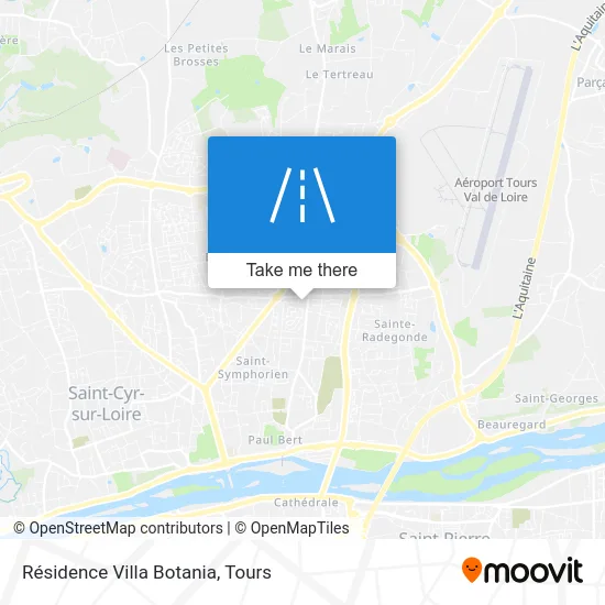 Résidence Villa Botania map