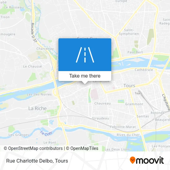 Rue Charlotte Delbo map