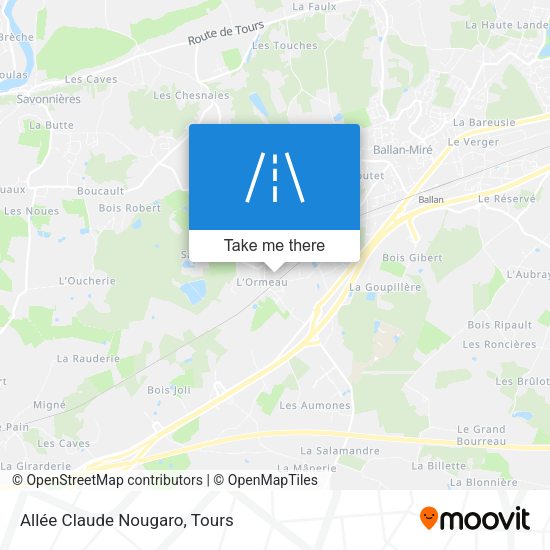 Allée Claude Nougaro map