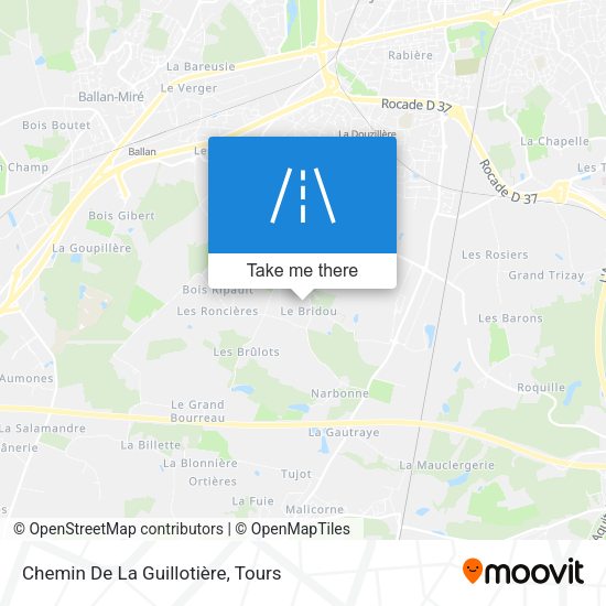 Chemin De La Guillotière map