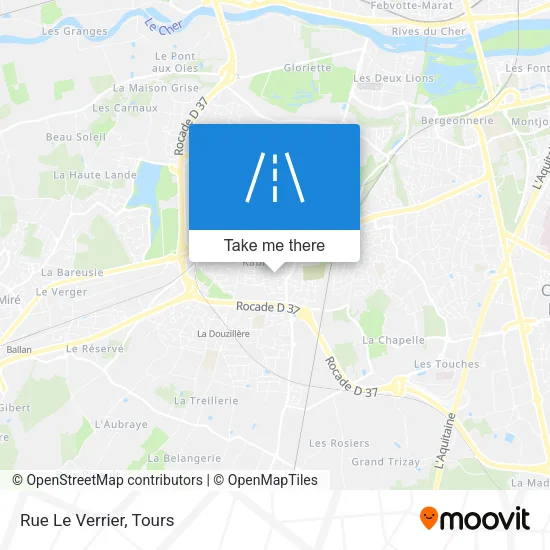 Rue Le Verrier map