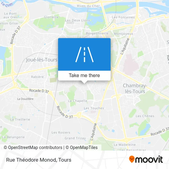 Rue Théodore Monod map