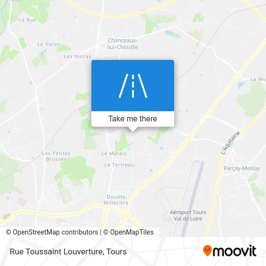 Rue Toussaint Louverture map