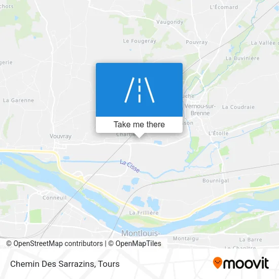 Chemin Des Sarrazins map