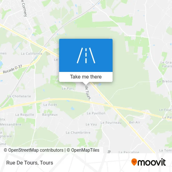 Rue De Tours map