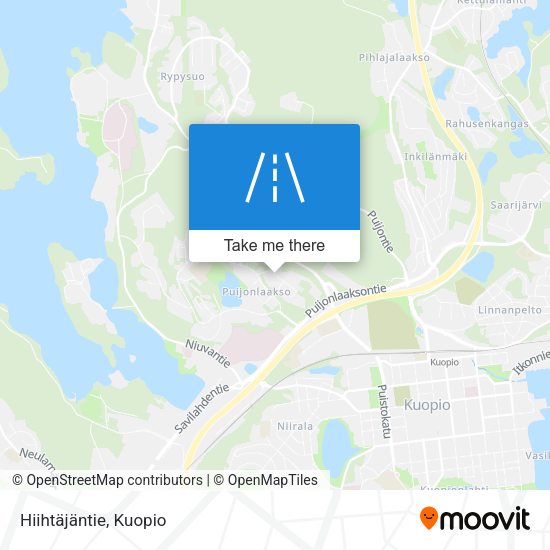Hiihtäjäntie map