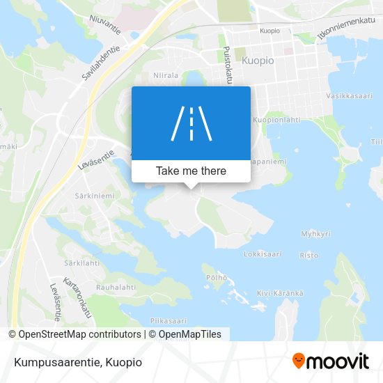 Kumpusaarentie map