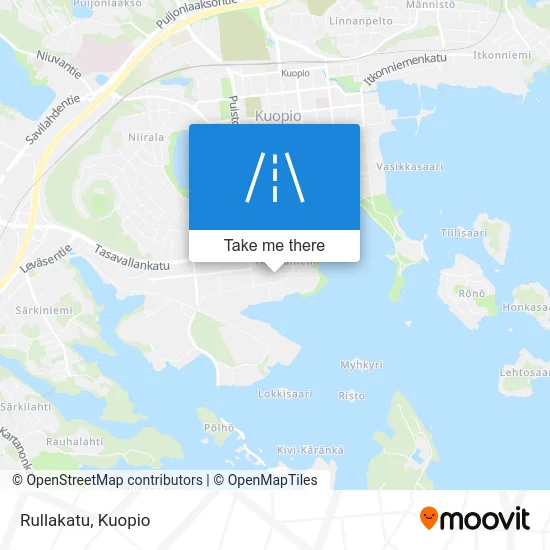 Rullakatu Street map