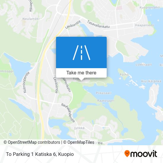 To Parking 1 Katiska 6 map