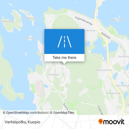 Verhiöpolku map