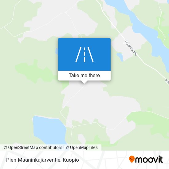 Pien-Maaninkajärventie map