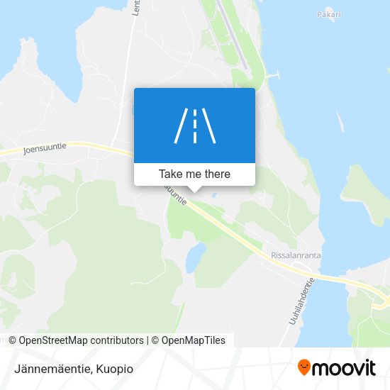 Jännemäentie map