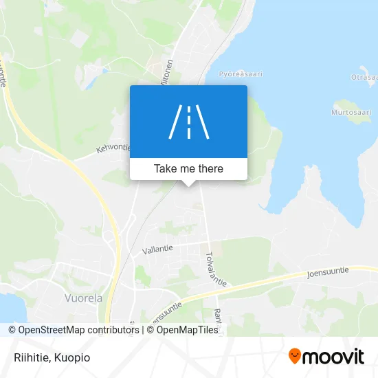 Riihitie Road map