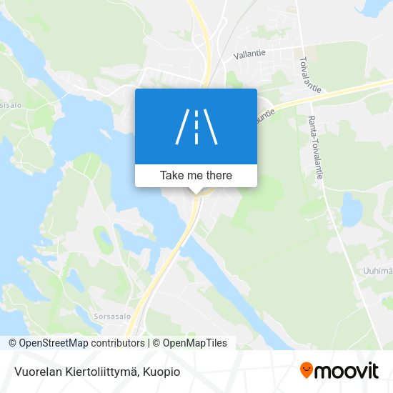 Vuorelan Kiertoliittymä map