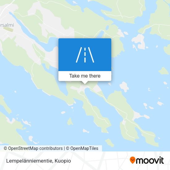 Lempelänniementie map