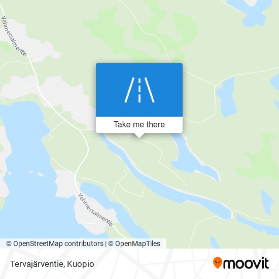 Tervajärventie map