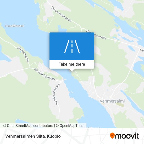 Vehmersalmen Silta map