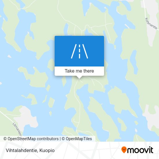 Vihtalahdentie map