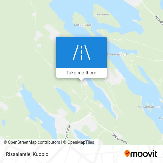 Rissalantie map