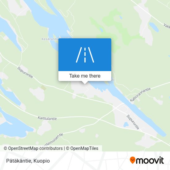 Pätäkäntie map