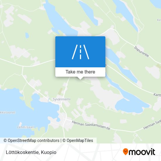 Löttökoskentie map