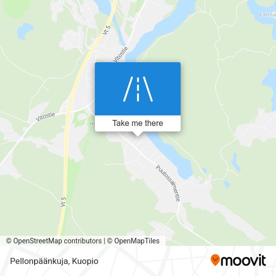 Pellonpäänkuja map