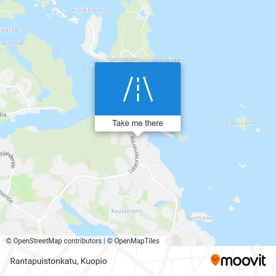 Rantapuisto Street map