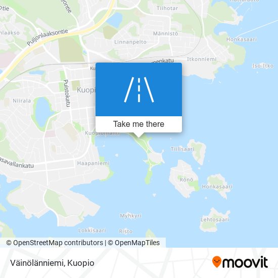 How to get to Väinölänniemi in Kuopio by Bus?