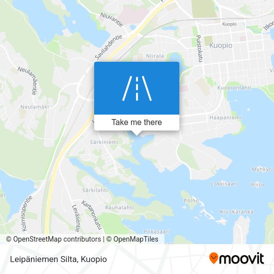 Leipäniemen Silta map