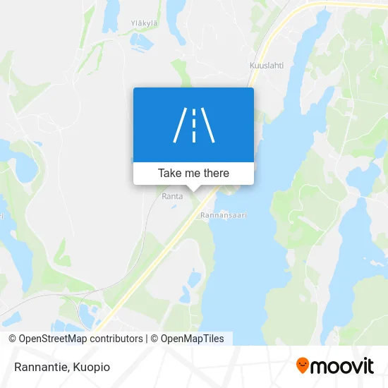 Rannantie map