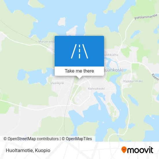 Huoltamotie map