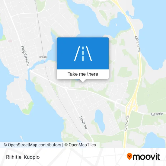 Riihitie Road map
