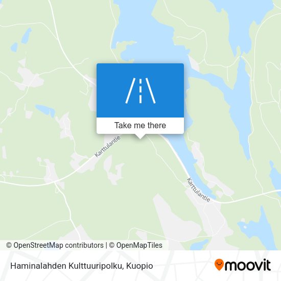 Haminalahden Kulttuuripolku map