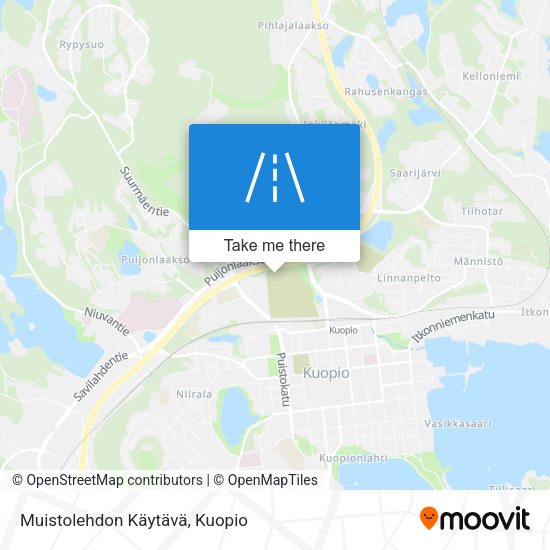 Muistolehdon Käytävä map