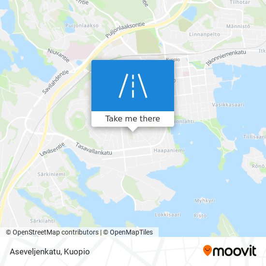 Aseveljenkatu map