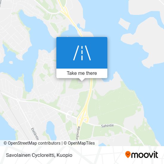 Savolainen Cycloreitti map