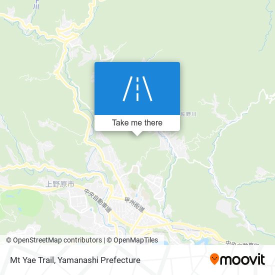 Mt Yae Trail map