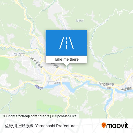 佐野川上野原線 map